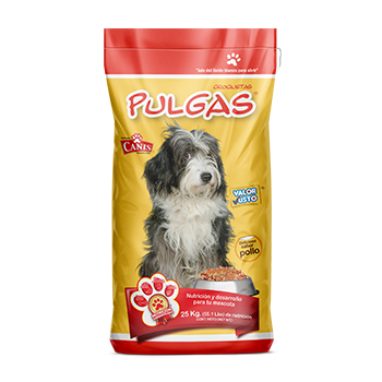 Croquetas perro Pulgas